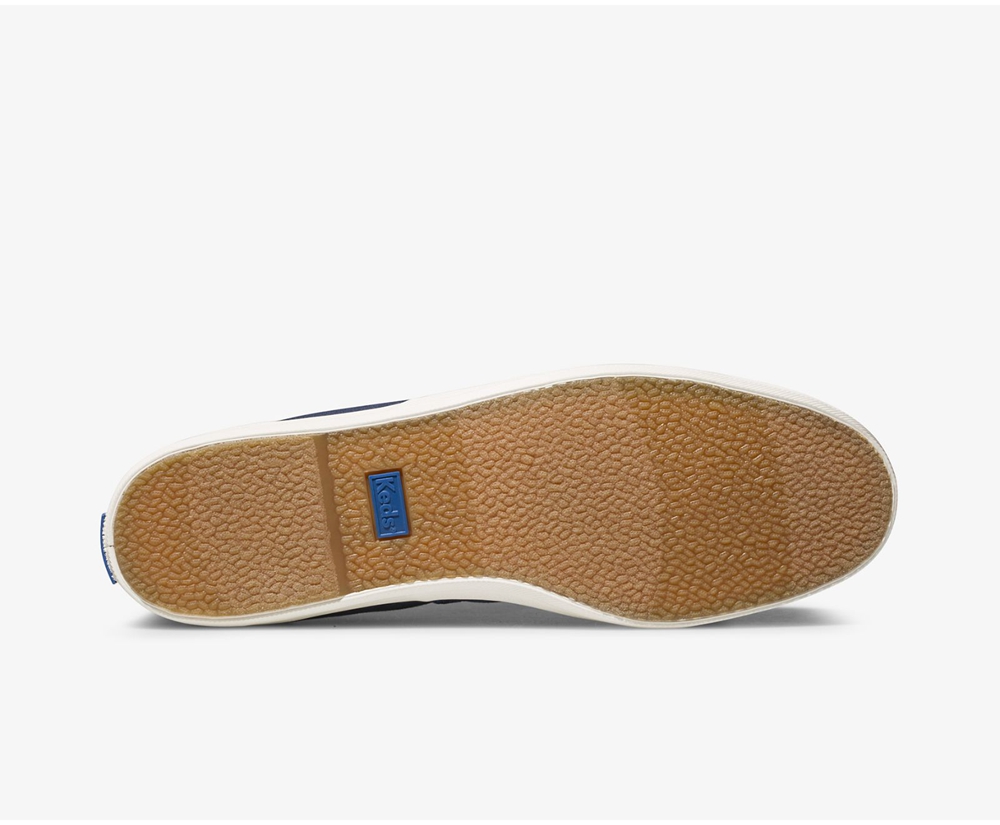 Slip Ons Keds Mujer Azules - Chillax Seasonal Washable - 639-JGMIVA